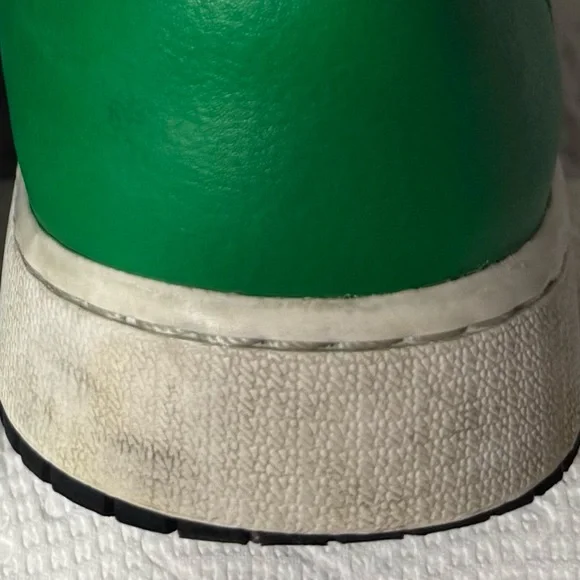 Nike Air Jordan 1 Mid Lucky Green Grade School Basketball Sneakers Shoes 6.5Y - Picture 14 of 15